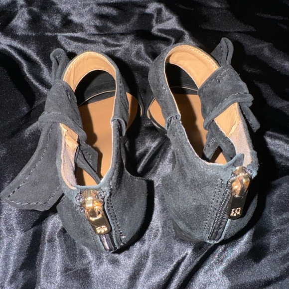 Tommy Hilfiger Black Suede Heels - Picture 4 of 9